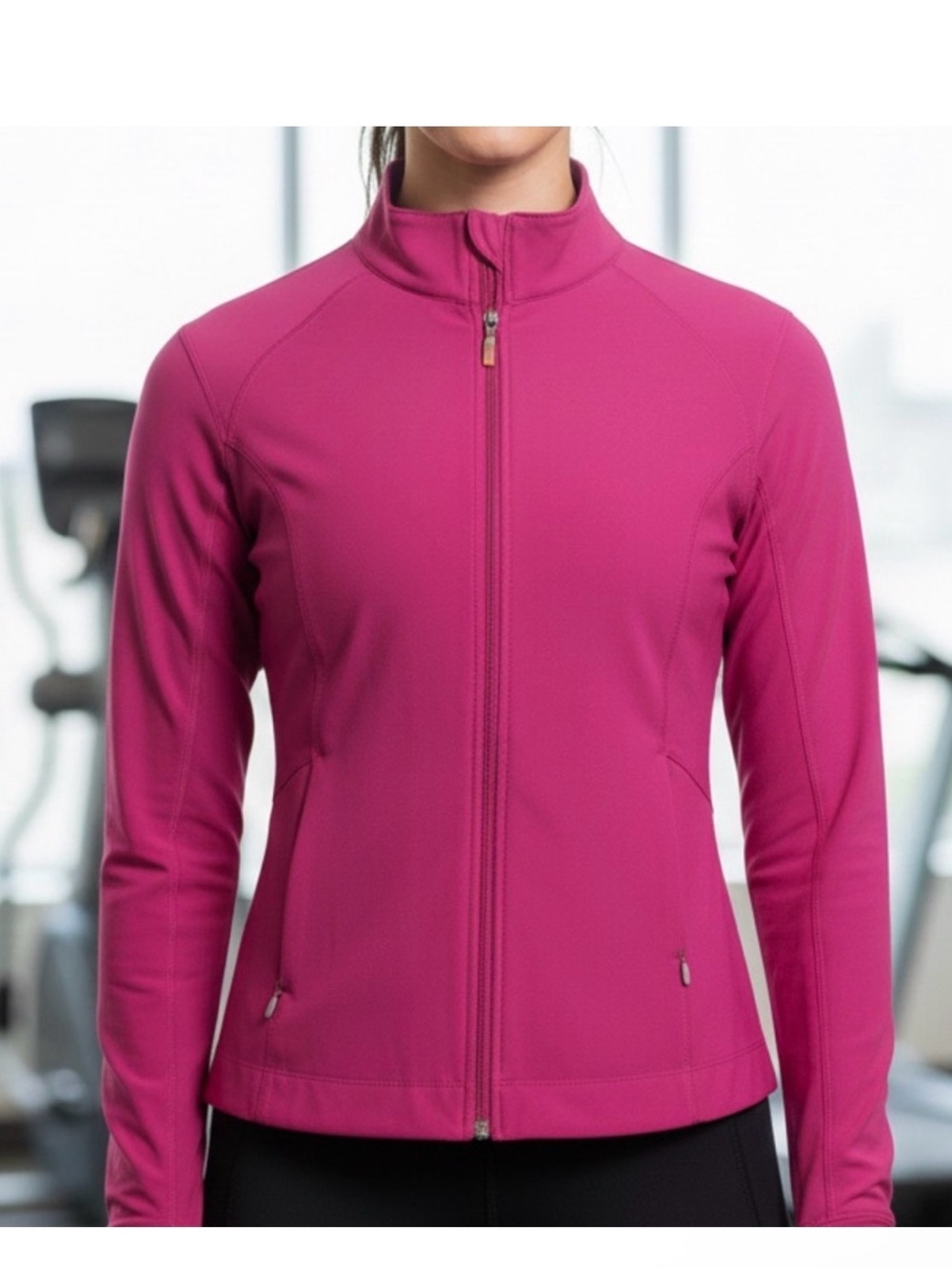 Lucy Women’s Zip-Front Active Jacket - Fuchsia Pink NWOT
